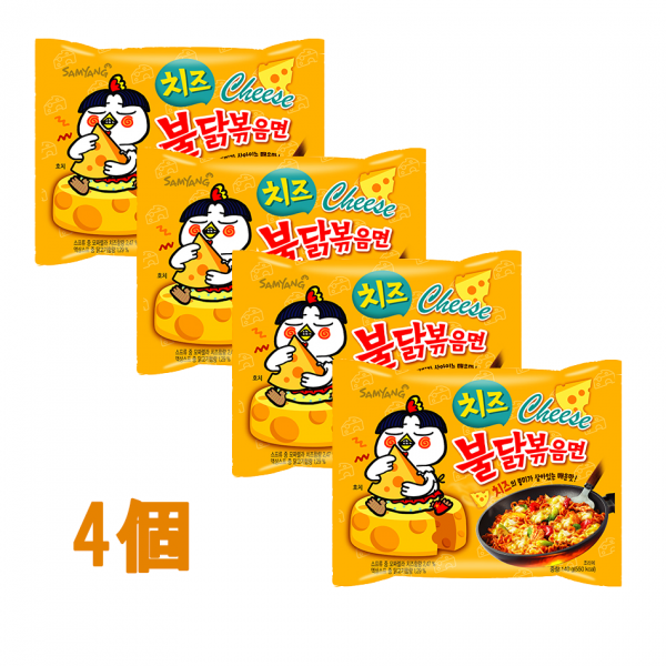 140g*5個入り　チーズプルタク炒め麺　韓食　KANSHOKU　三養　–